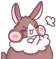 Bunny-Caramel sticker #13429390