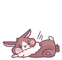 Bunny-Caramel sticker #13429405