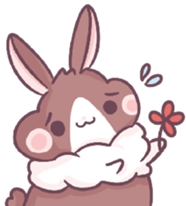 Bunny-Caramel sticker #13429419