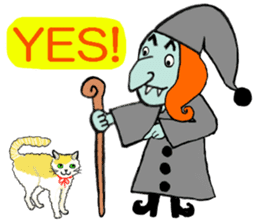 Witch Leslie lives in next door sticker #13430745