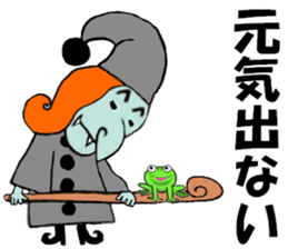 Witch Leslie lives in next door sticker #13430765