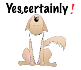 Every day with Golden Retriever 2nd. Eng sticker #13431982