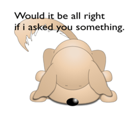 Every day with Golden Retriever 2nd. Eng sticker #13431983