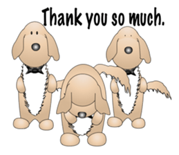 Every day with Golden Retriever 2nd. Eng sticker #13431984