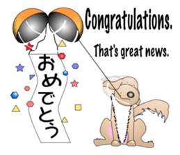 Every day with Golden Retriever 2nd. Eng sticker #13431987