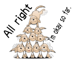 Every day with Golden Retriever 2nd. Eng sticker #13431989