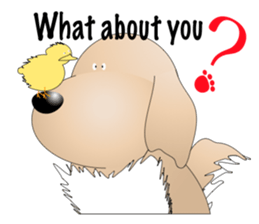 Every day with Golden Retriever 2nd. Eng sticker #13431996