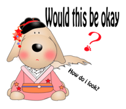 Every day with Golden Retriever 2nd. Eng sticker #13431998