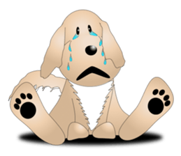 Every day with Golden Retriever 2nd. Eng sticker #13432005