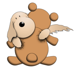 Every day with Golden Retriever 2nd. Eng sticker #13432007