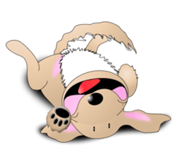 Every day with Golden Retriever 2nd. Eng sticker #13432009