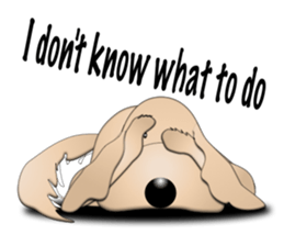 Every day with Golden Retriever 2nd. Eng sticker #13432015