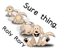 Every day with Golden Retriever 2nd. Eng sticker #13432016