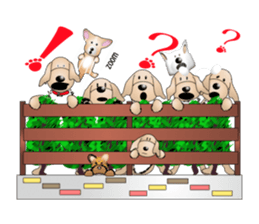 Every day with Golden Retriever 2nd. Eng sticker #13432019