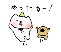 Uni & Mayo happy sticker!! 2 sticker #13432093