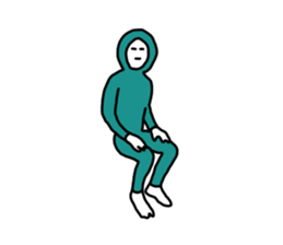 Useless Pose Sticker 2 sticker #13432103