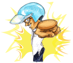 Big Bike Cartoon pencil sketch sticker #13432268