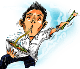 Big Bike Cartoon pencil sketch sticker #13432273