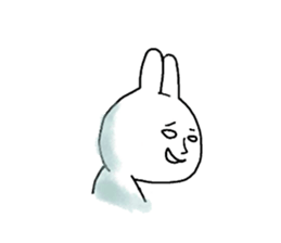pretty rabbit yun sticker #13432474