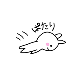 pretty rabbit yun sticker #13432475