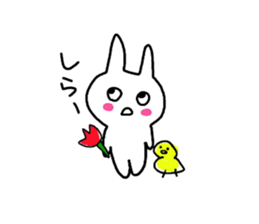 pretty rabbit yun sticker #13432476