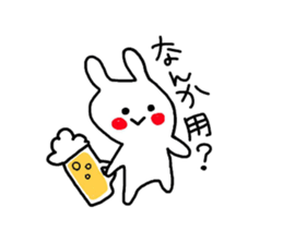 pretty rabbit yun sticker #13432483