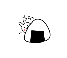 pretty rabbit yun sticker #13432488