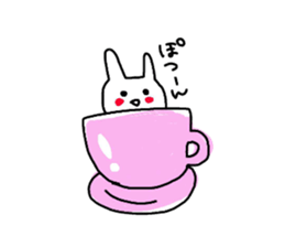 pretty rabbit yun sticker #13432489