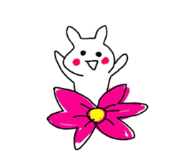 pretty rabbit yun sticker #13432501