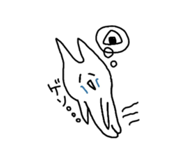 pretty rabbit yun sticker #13432502