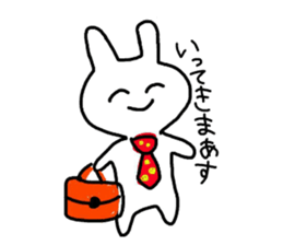 pretty rabbit yun sticker #13432506