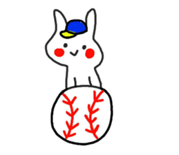 pretty rabbit yun sticker #13432509