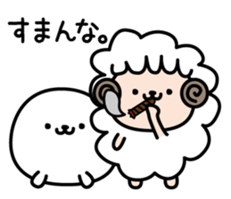 Hitsujitoazarashi sticker #13433866