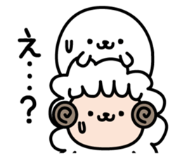 Hitsujitoazarashi sticker #13433867