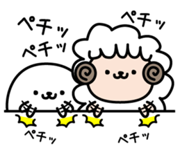 Hitsujitoazarashi sticker #13433877