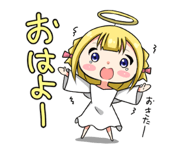 Feel free to use angel-chan sticker sticker #13434086