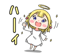 Feel free to use angel-chan sticker sticker #13434088