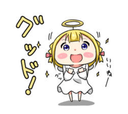 Feel free to use angel-chan sticker sticker #13434089