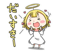 Feel free to use angel-chan sticker sticker #13434090