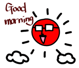 glasses with beard(your face series) sticker #13434520