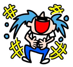 glasses with beard(your face series) sticker #13434525