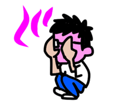 glasses with beard(your face series) sticker #13434529