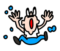 glasses with beard(your face series) sticker #13434537