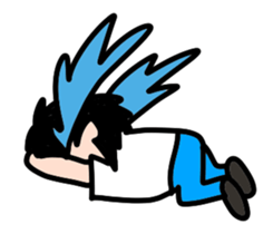 glasses with beard(your face series) sticker #13434541