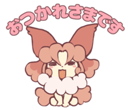 affection of Papillon sticker #13434561