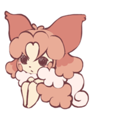 affection of Papillon sticker #13434576