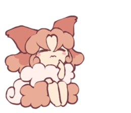 affection of Papillon sticker #13434577