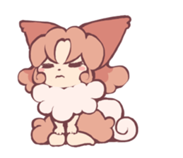 affection of Papillon sticker #13434580