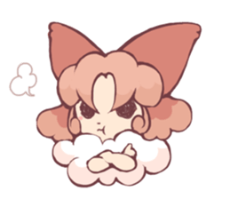 affection of Papillon sticker #13434585