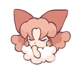 affection of Papillon sticker #13434587